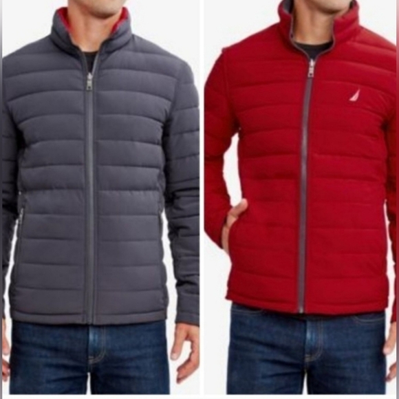 Nautica Other - Nautica Vibrant Red Quilted Jacket